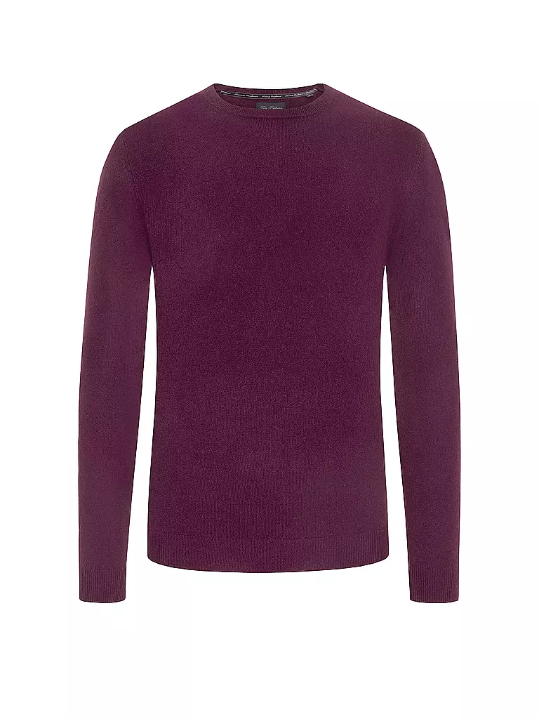 TOM RUSBORG | Kaschmir Pullover | Rosso scuro
