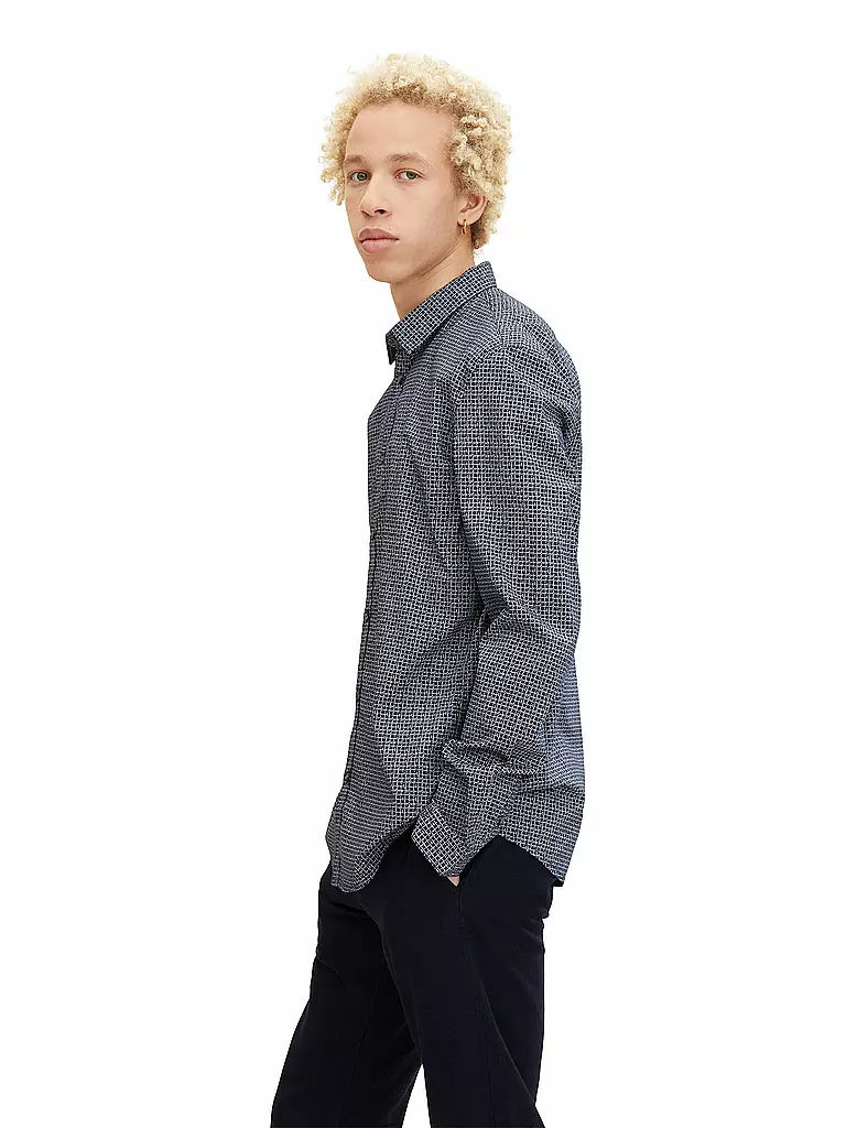 TOM TAILOR DENIM | Hemd Regular Fit | Blu