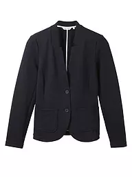 TOM TAILOR | Blazer in jersey | Blu scuro