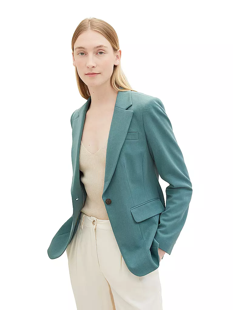 TOM TAILOR | Blazer | Petrolio