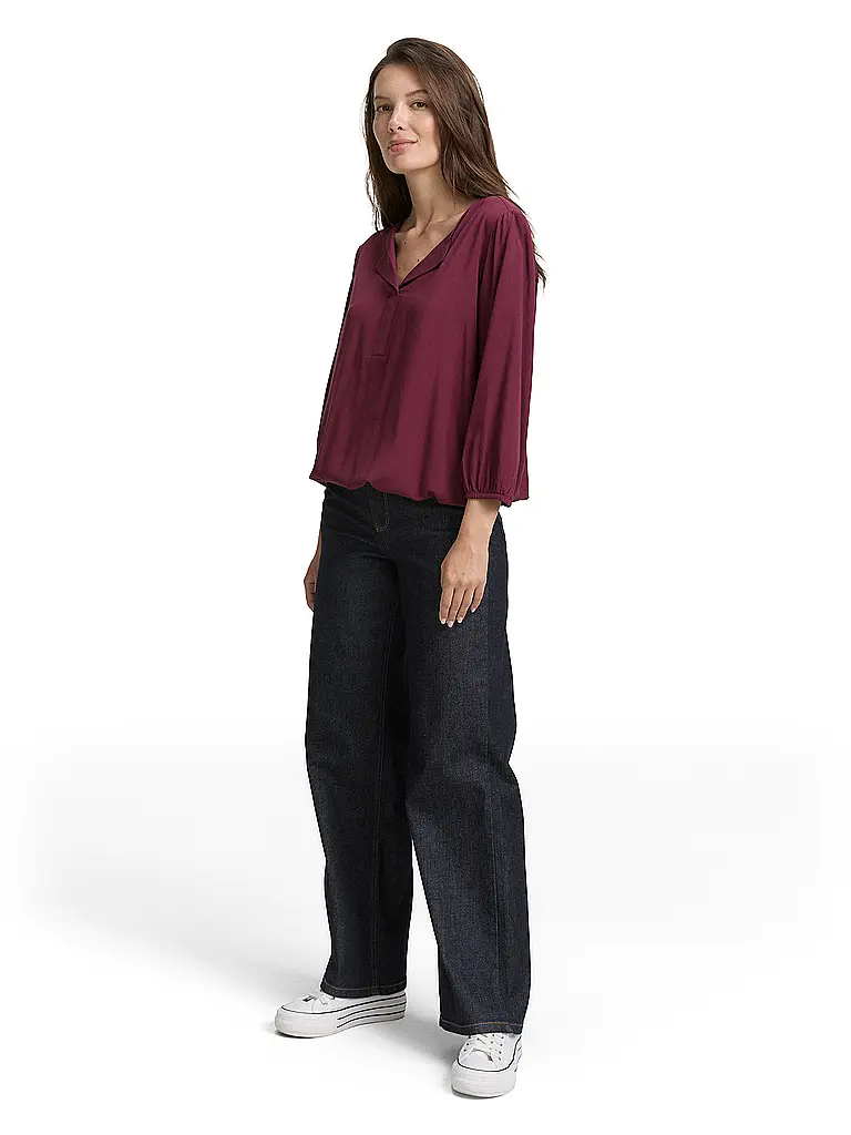 TOM TAILOR | Blusa | Rosso scuro