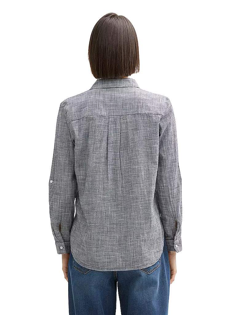TOM TAILOR | Blusa | Blu scuro