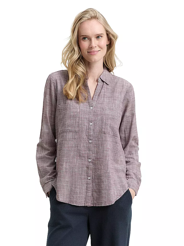 TOM TAILOR | Blusa | Rosso scuro