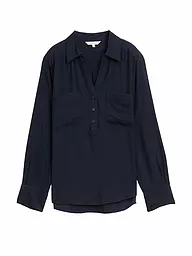 TOM TAILOR | Blusa-camicia | Blu scuro