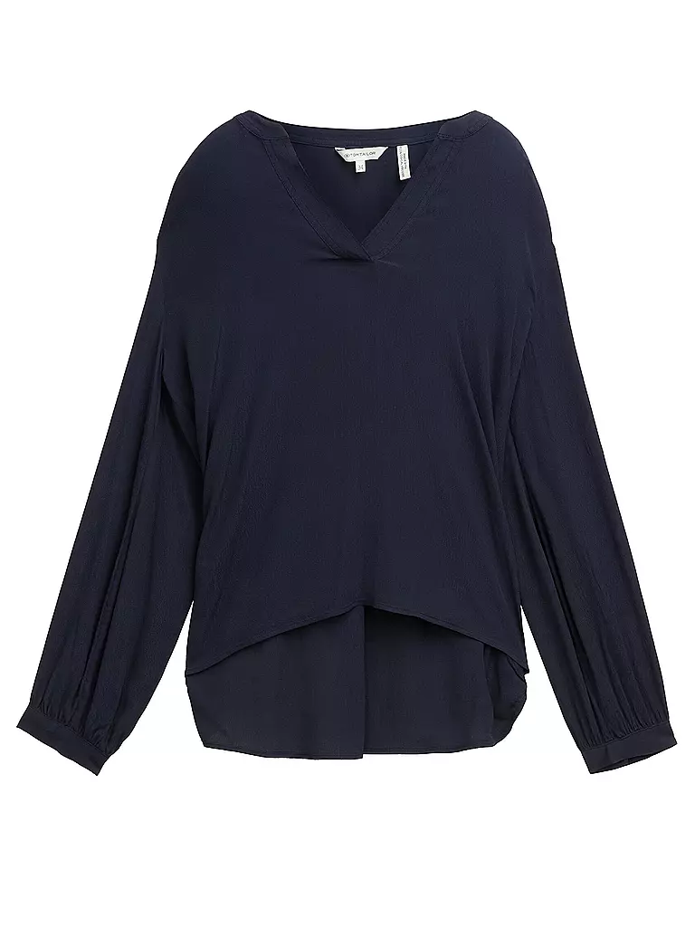TOM TAILOR | Blusa-camicia | Blu scuro