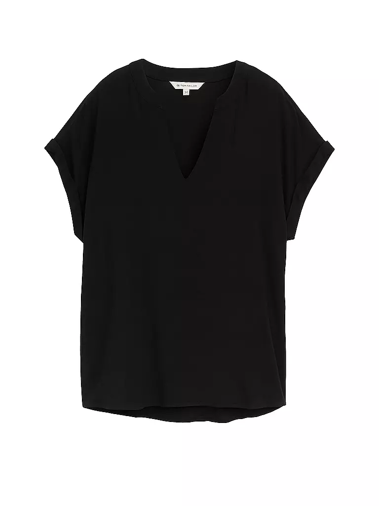 TOM TAILOR | Blusa-camicia | Nero