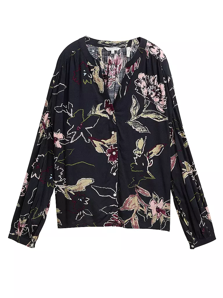 TOM TAILOR | Blusa-camicia | Blu scuro