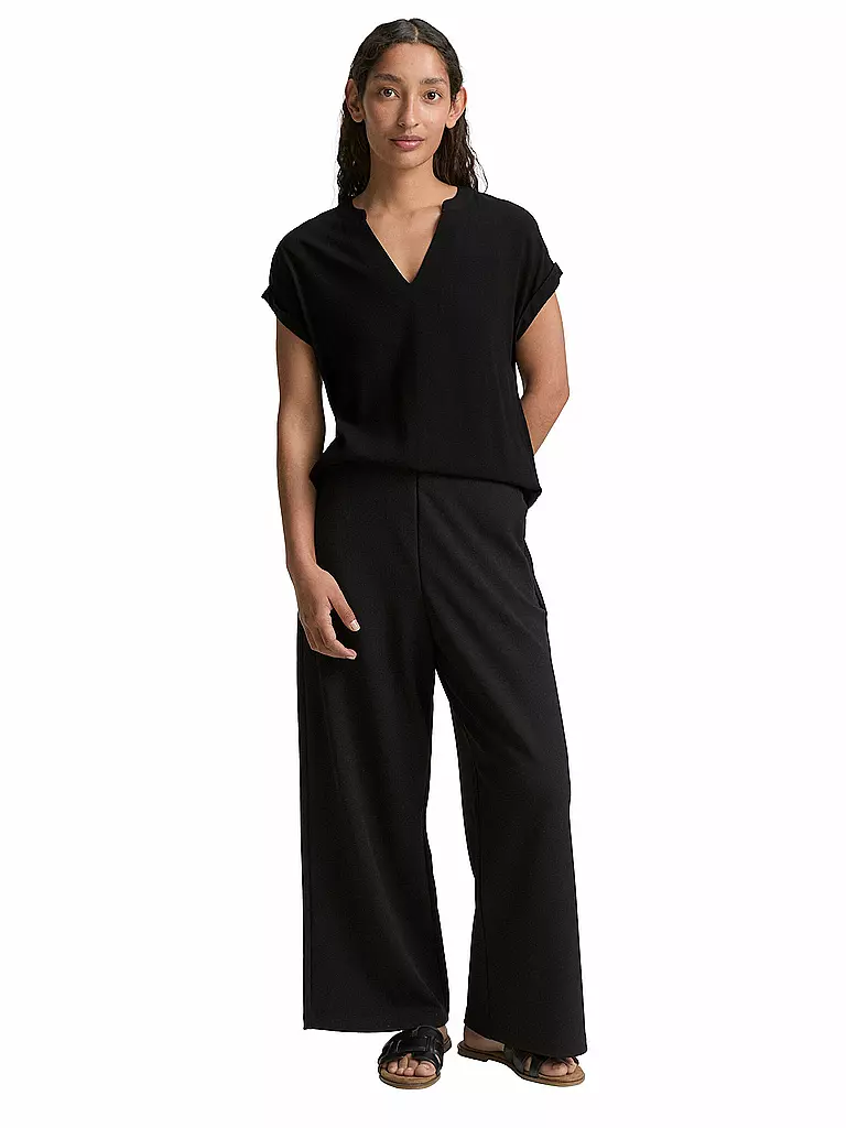 TOM TAILOR | Blusa-camicia | Nero