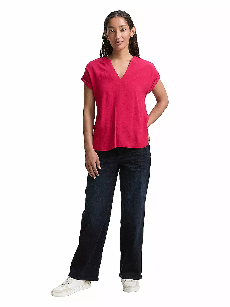 TOM TAILOR | Blusa-camicia | Rosso