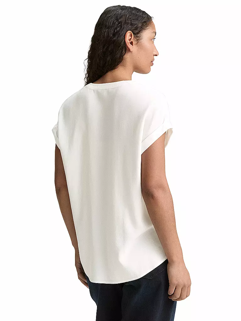 TOM TAILOR | Blusa-camicia | Bianco