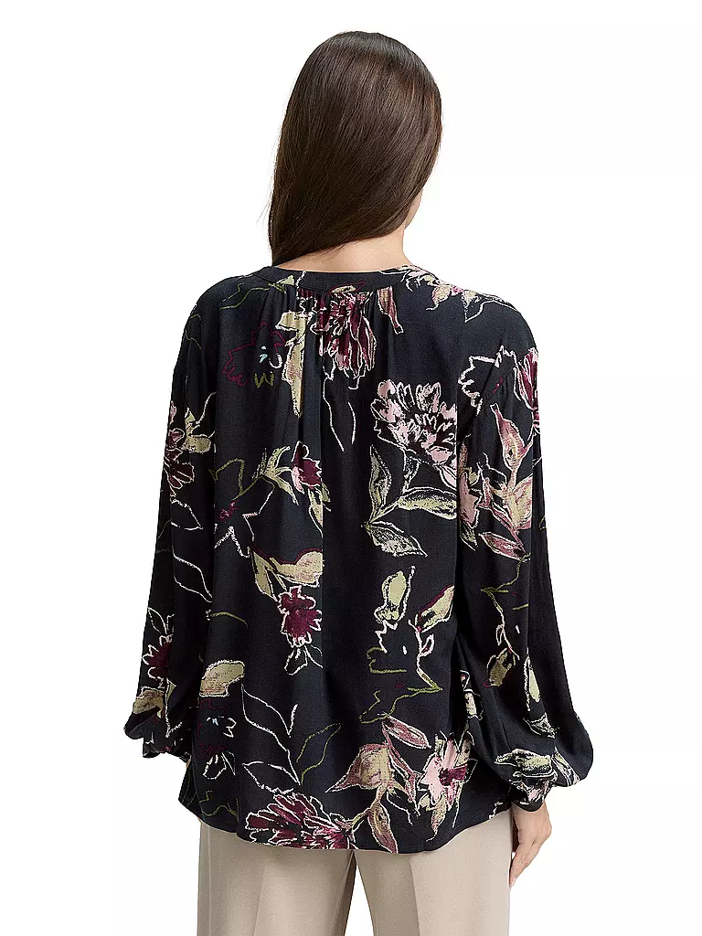 TOM TAILOR | Blusa-camicia | Blu scuro