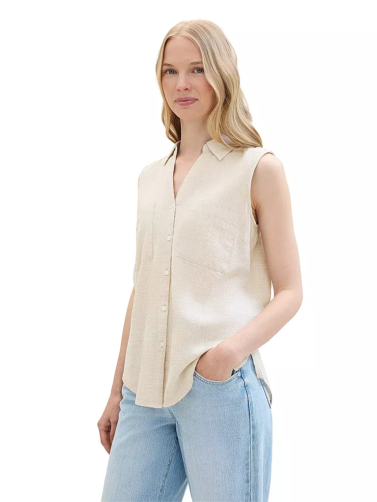 TOM TAILOR | Bluse  | Beige
