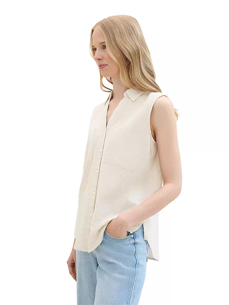 TOM TAILOR | Bluse  | Beige