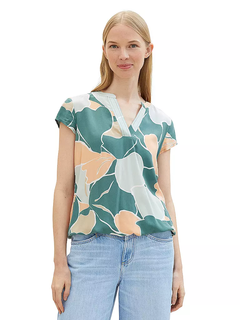 TOM TAILOR | Bluse | Verde scuro