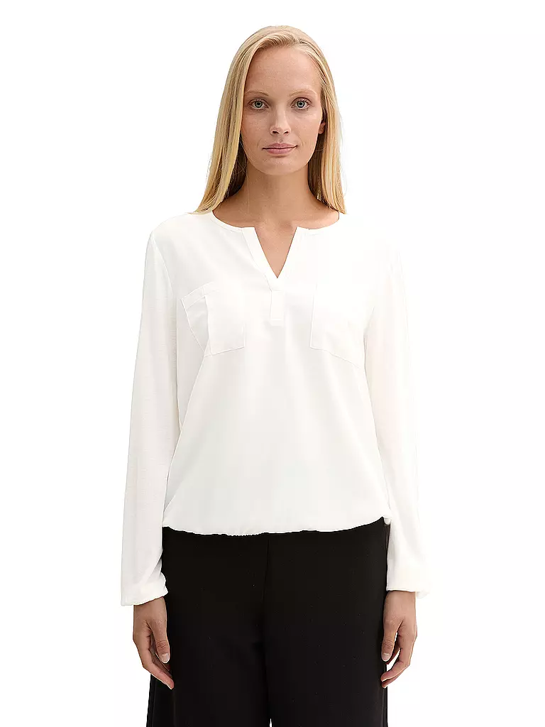 TOM TAILOR | Blusenshirt  | Bianco