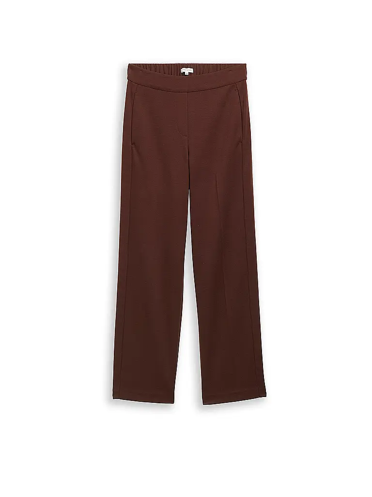 TOM TAILOR | Businesshose Straight Fit | Marrone