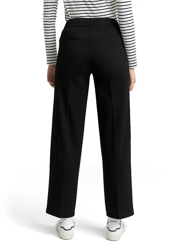 TOM TAILOR | Businesshose Straight Fit | Nero
