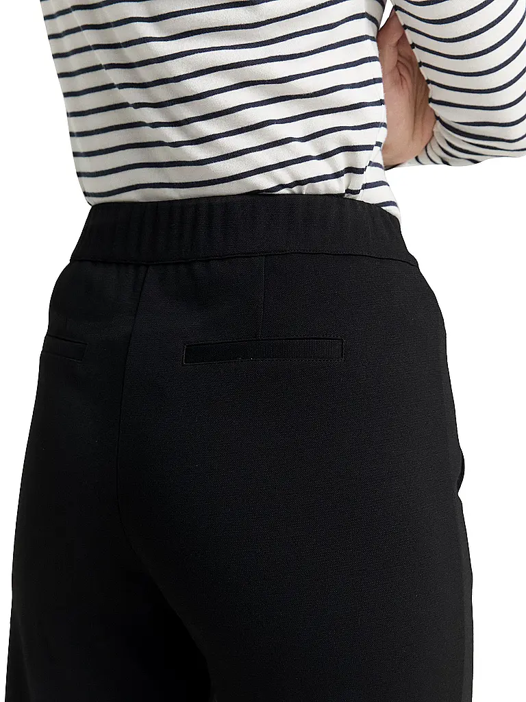 TOM TAILOR | Businesshose Straight Fit | Nero