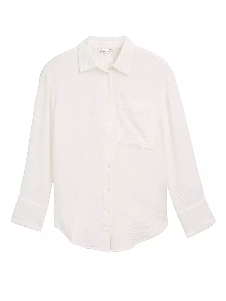 TOM TAILOR | Camicia a blusa | Bianco
