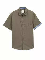 TOM TAILOR | Camicia Regular Fit | Oliva