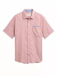 TOM TAILOR | Camicia Regular Fit | Rosso
