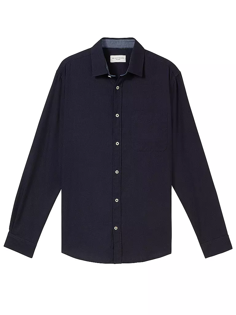 TOM TAILOR | Camicia Regular Fit | Blu scuro