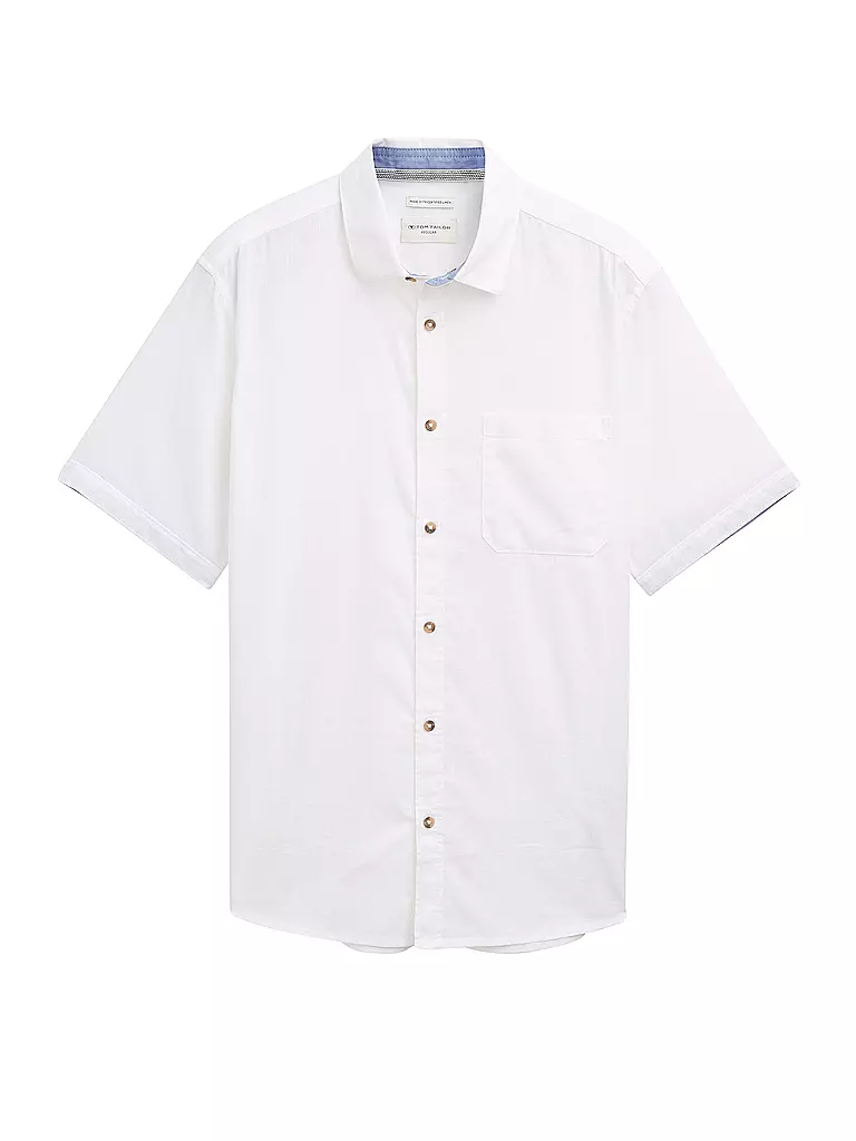 TOM TAILOR | Camicia Regular Fit | Bianco