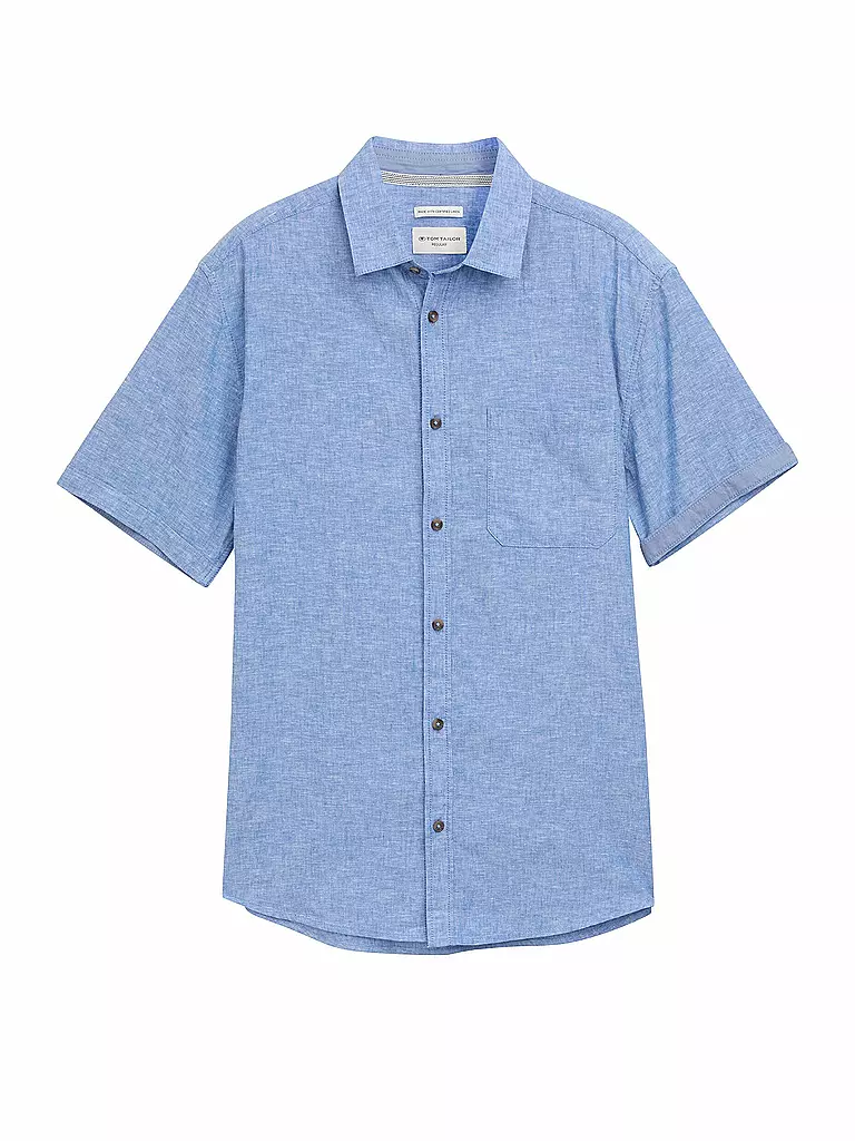 TOM TAILOR | Camicia Regular Fit | Blu