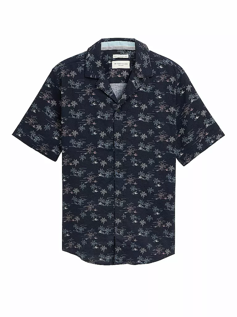 TOM TAILOR | Camicia regular fit | Blu scuro