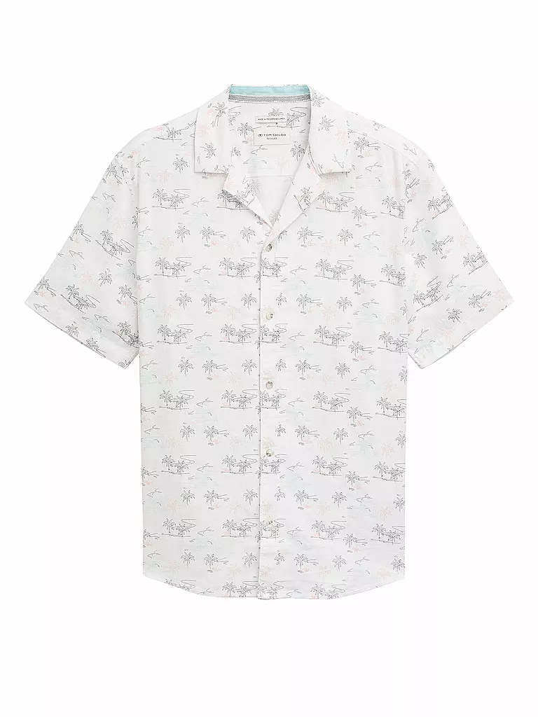 TOM TAILOR | Camicia Regular Fit | Bianco