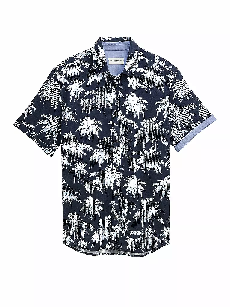 TOM TAILOR | Camicia Regular Fit | Blu scuro