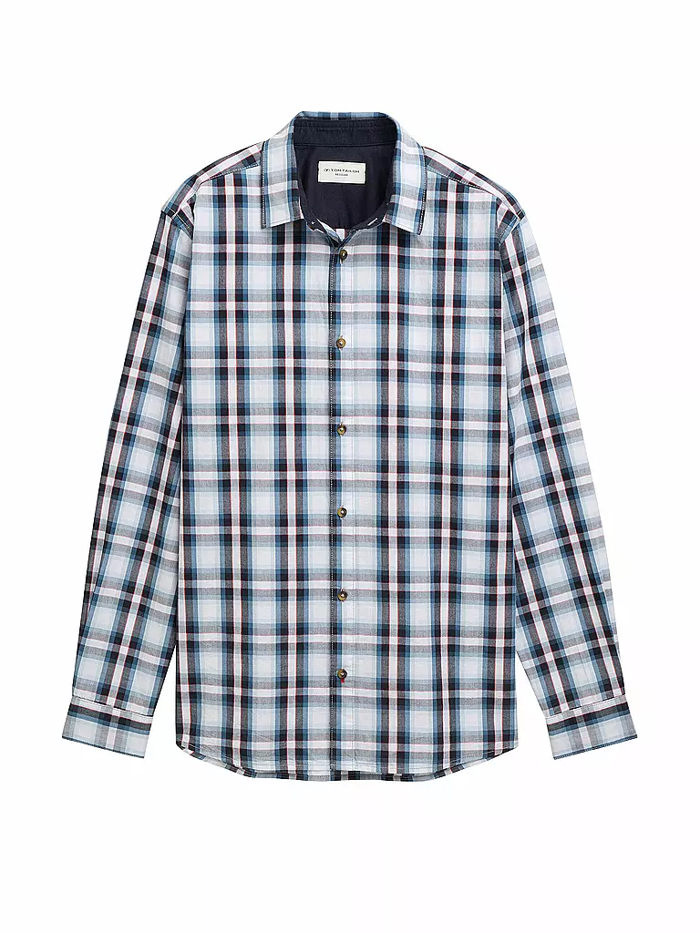 TOM TAILOR | Camicia Regular Fit | Blu
