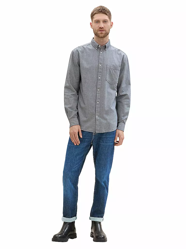 TOM TAILOR | Camicia Regular Fit | Grigio