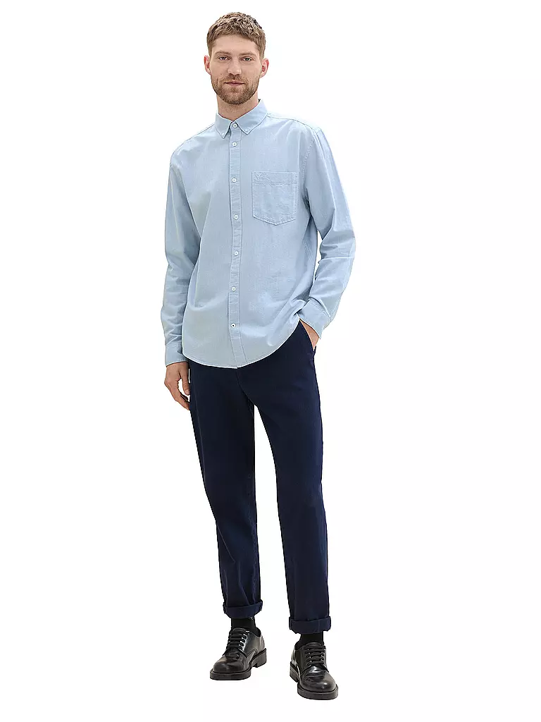 TOM TAILOR | Camicia Regular Fit | Blu chiaro