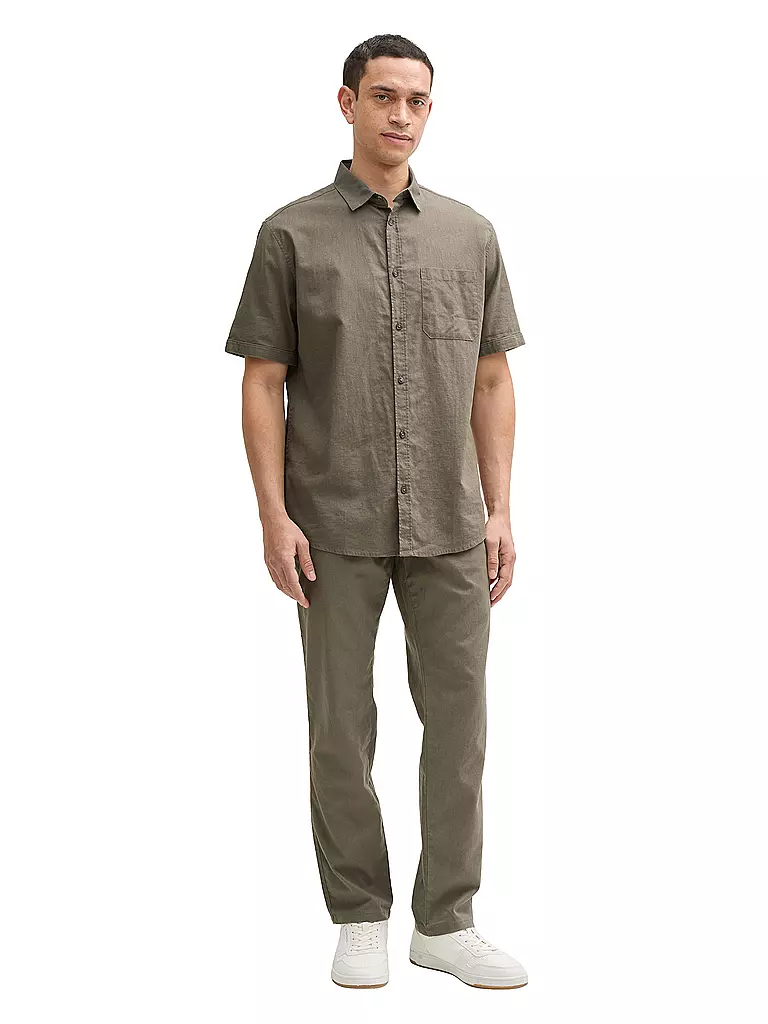 TOM TAILOR | Camicia Regular Fit | Oliva
