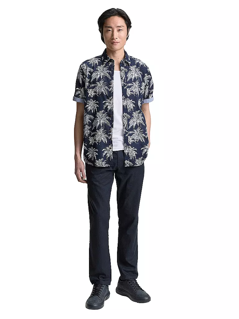 TOM TAILOR | Camicia Regular Fit | Blu scuro