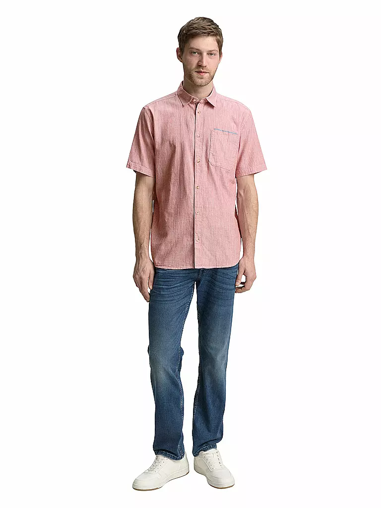 TOM TAILOR | Camicia Regular Fit | Rosso