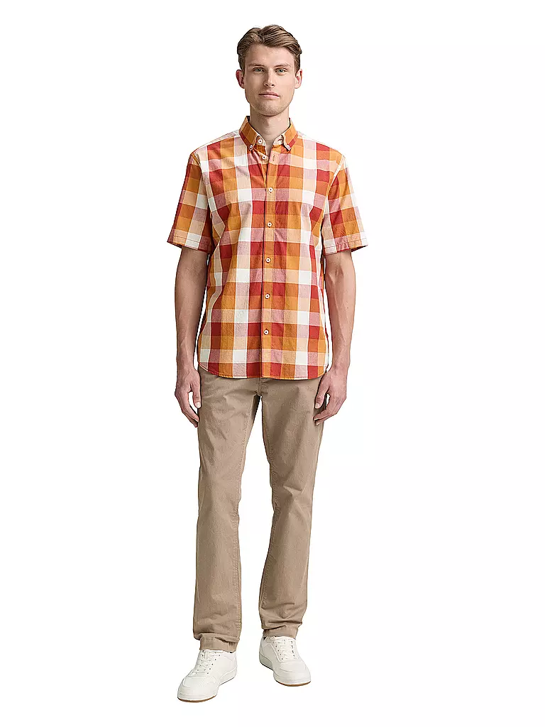 TOM TAILOR | Camicia Regular Fit | Rosso