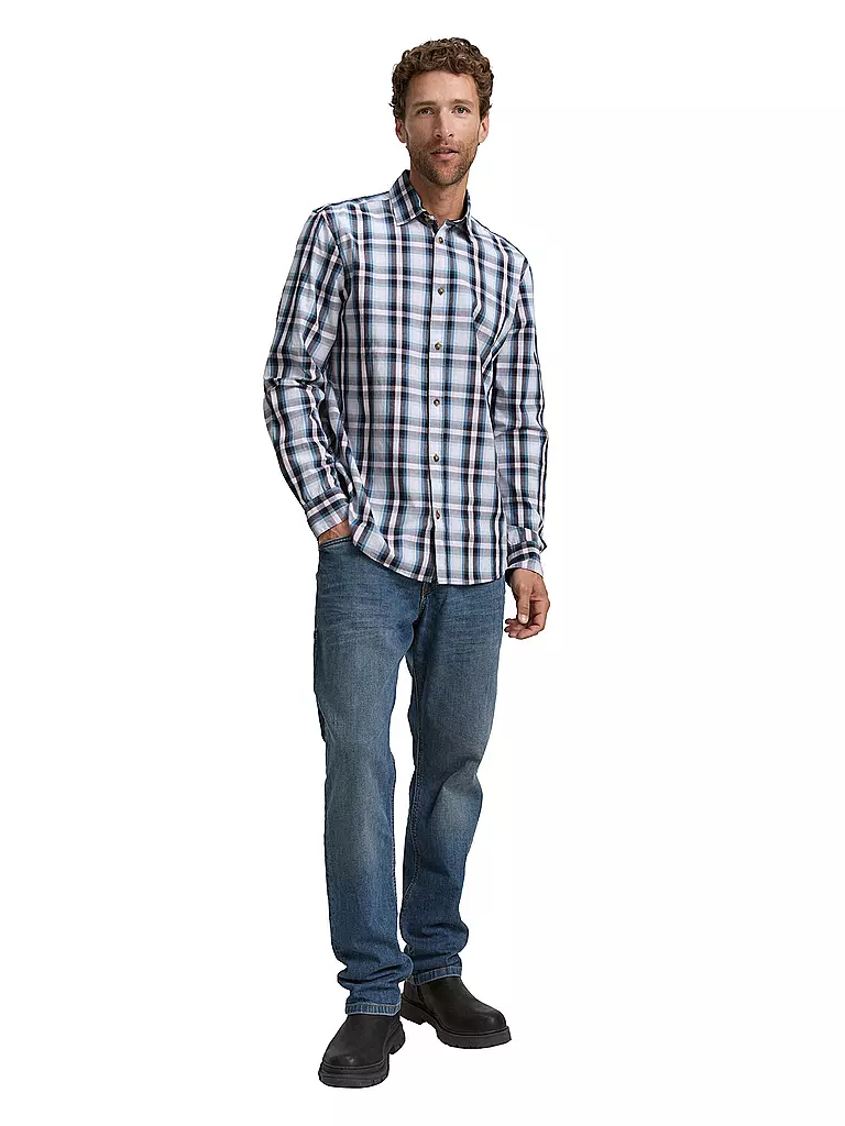 TOM TAILOR | Camicia Regular Fit | Blu