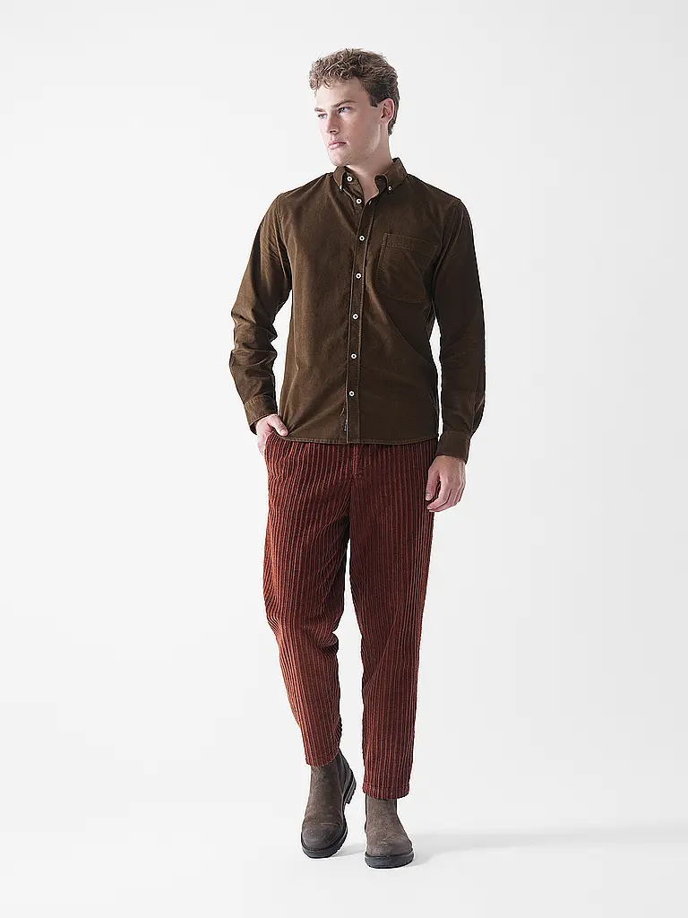 TOM TAILOR | Camicia regular fit | Marrone