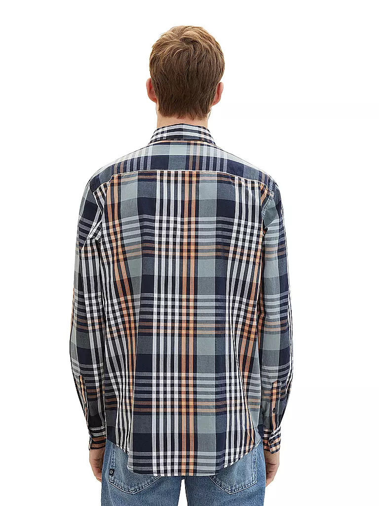 TOM TAILOR | Camicia Regular Fit | Blu scuro
