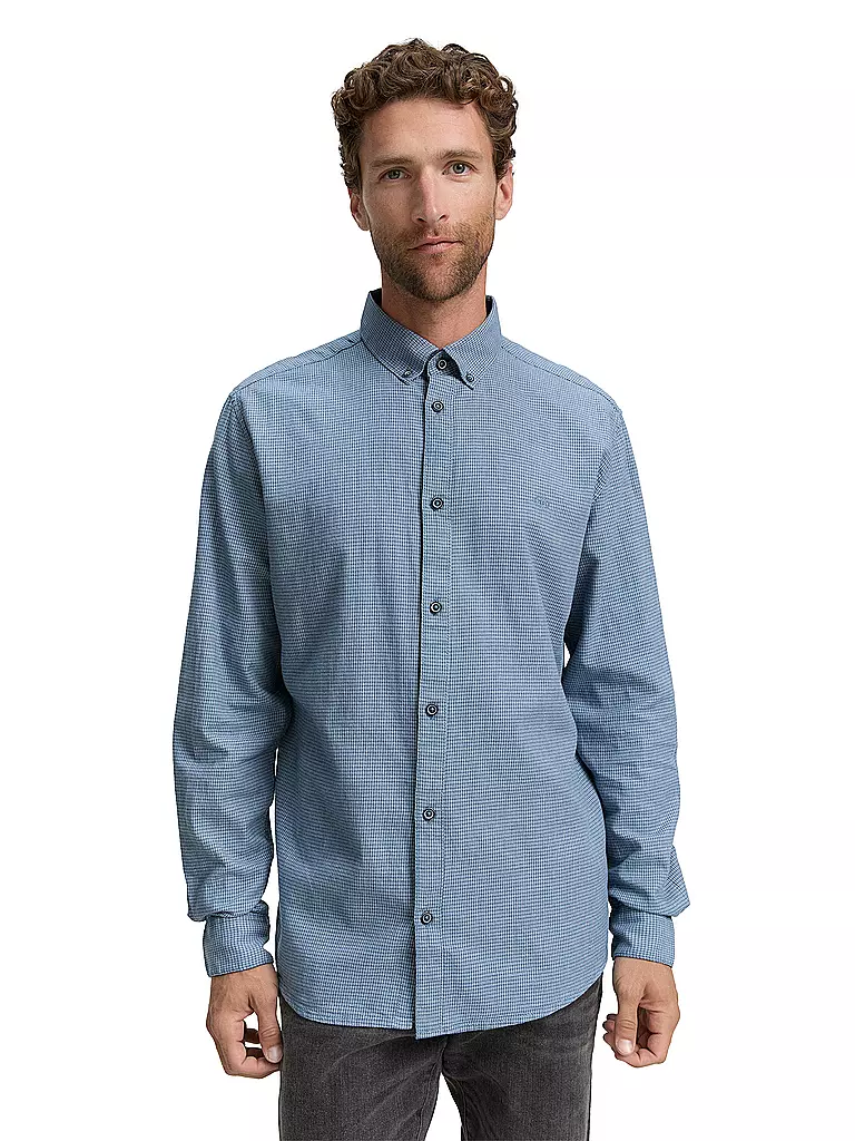 TOM TAILOR | Camicia Regular Fit | Blu