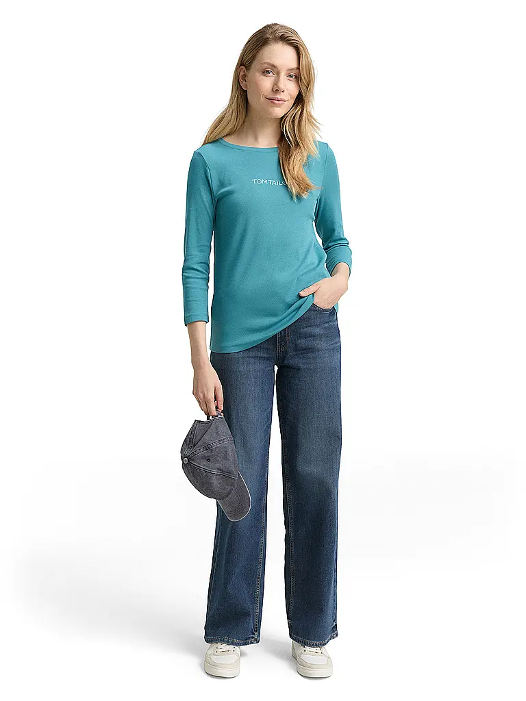 TOM TAILOR | Camicia | Petrolio