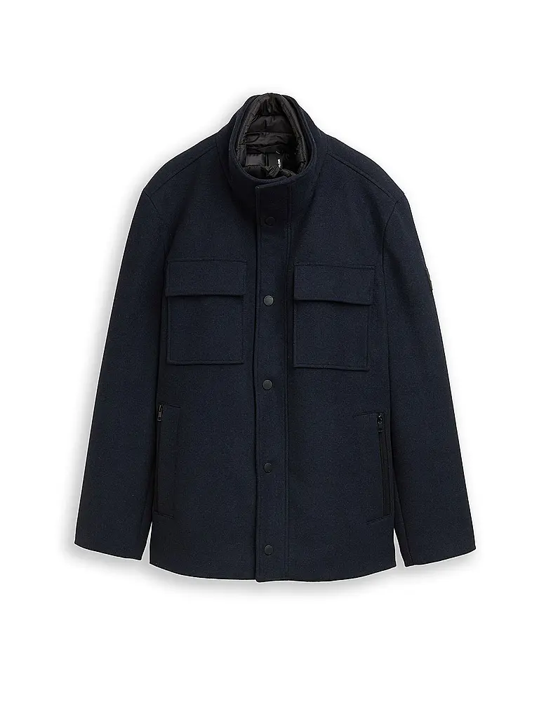 TOM TAILOR | Cappotto 2 in 1 | Blu scuro