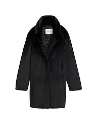 TOM TAILOR | Cappotto in pelliccia sintetica | Nero