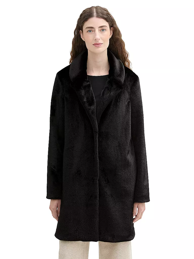 TOM TAILOR | Cappotto in pelliccia sintetica | 