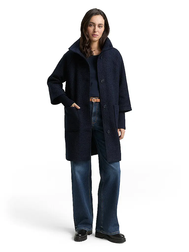 TOM TAILOR | Cappotto | Blu scuro