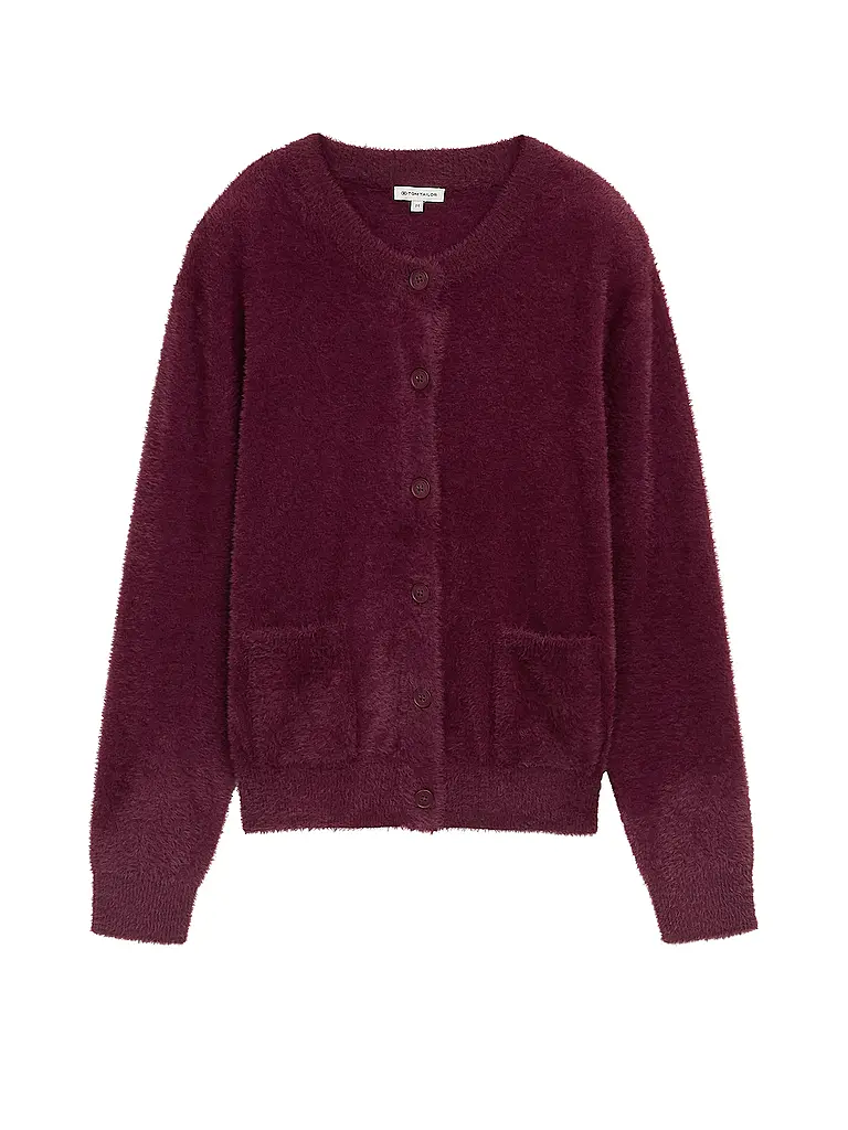 TOM TAILOR | Cardigan | Rosso scuro