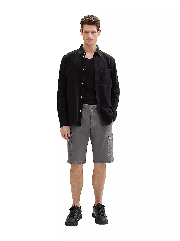 TOM TAILOR | Cargoshorts | Grigio