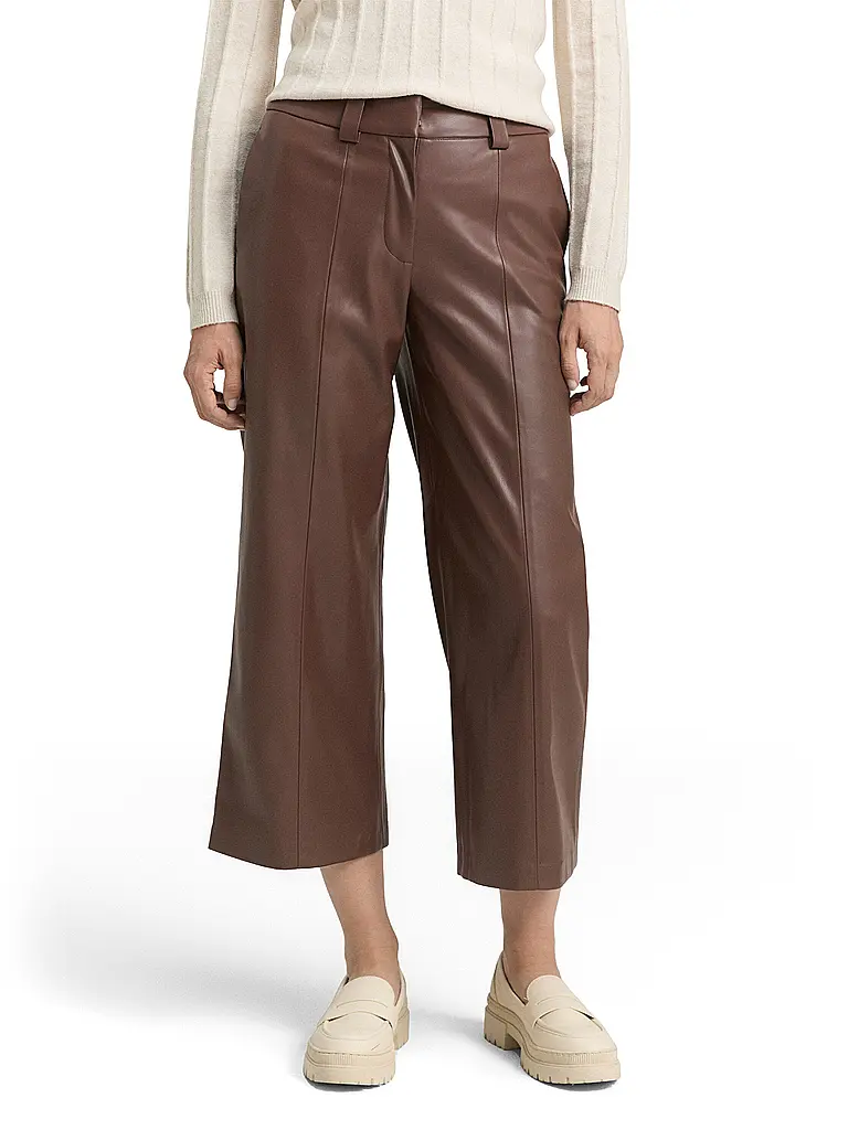 TOM TAILOR | Culotte effetto pelle | 